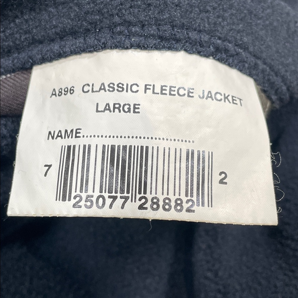 Mens Barbour Langdale Fleece Plaid Lined Jacket Coat Black Zip Up Size Large - Picture 11 of 15